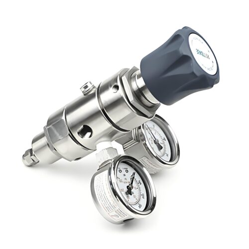 DPR1 Ultra High Purity Two Stage Dual Stage Pressure Reducing Regulator Semiconductor Grade Regulators