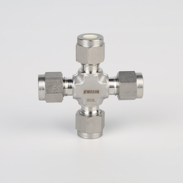 7102L Stainless Steel 316L SS Union Cross Ultra High Purity Long Arm Union Elbow Tee Cross Butt Weld Fittings