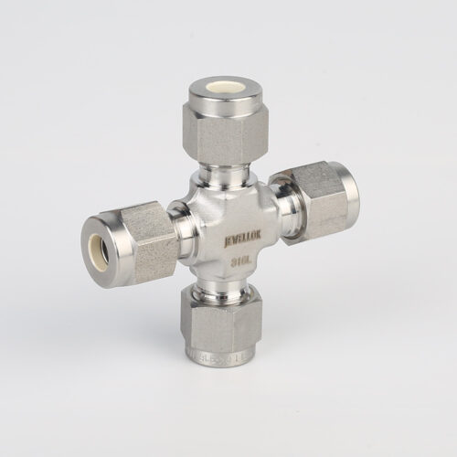 7102L Stainless Steel 316L SS Union Cross Ultra High Purity Long Arm Union Elbow Tee Cross Butt Weld Fittings