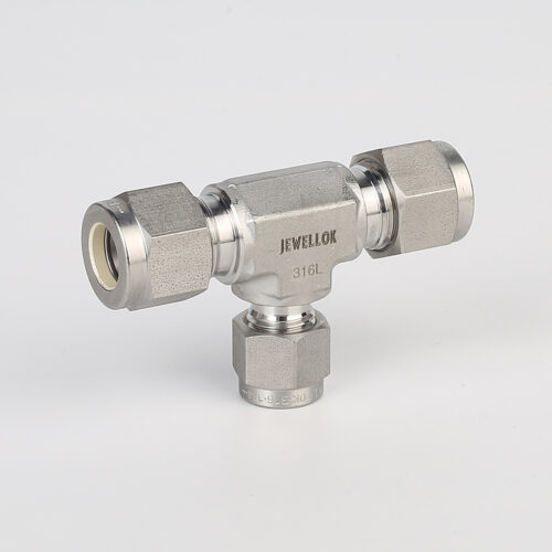 764LR Stainless Steel 316 Reducing Tee UHP Fitting Automatic Buttweld Reducing Tee