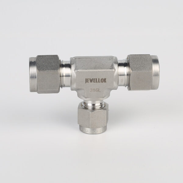 764LR Stainless Steel 316 Reducing Tee UHP Fitting Automatic Buttweld Reducing Tee