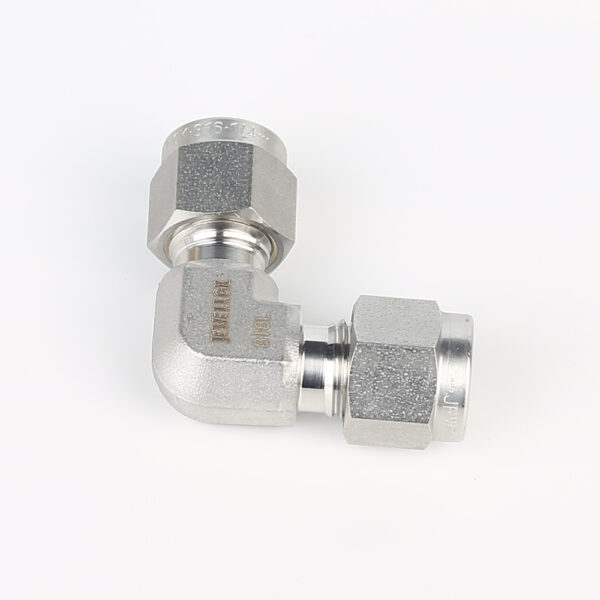 765L-UNION-ELBOW-2 765L Stainless Steel Union Elbow Reducing High Purity Fitting Tubing Extension Tubing Connection