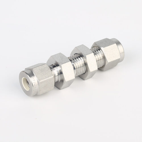 774L Stainless Steel UHP Fittings Butt Weld Bulkhead Union For High Flow Special Gas Fluid