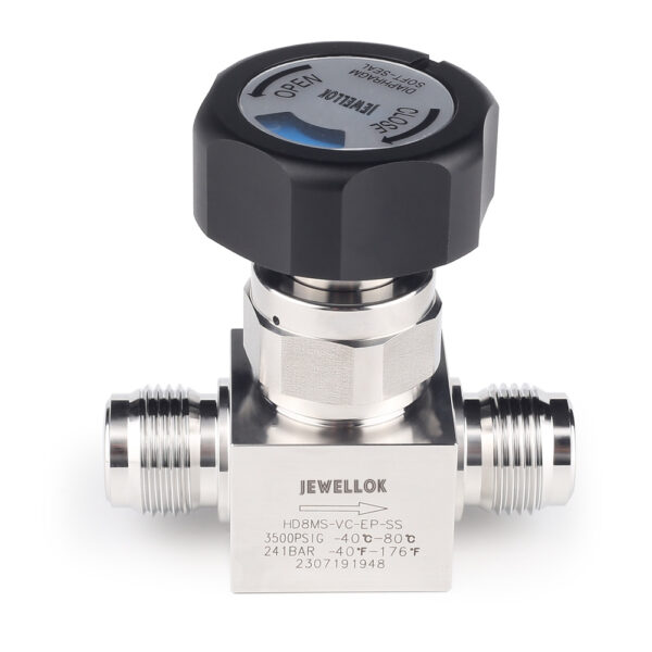 ED9A3642 Stainless Steel Ultra High Purity (UHP) High Pressure Manual Diaphragm Valve