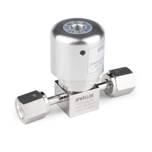 Stainless Steel Low Pressure Seal Pneumatic Diaphragm Control Valve For For HP & UHP Gases