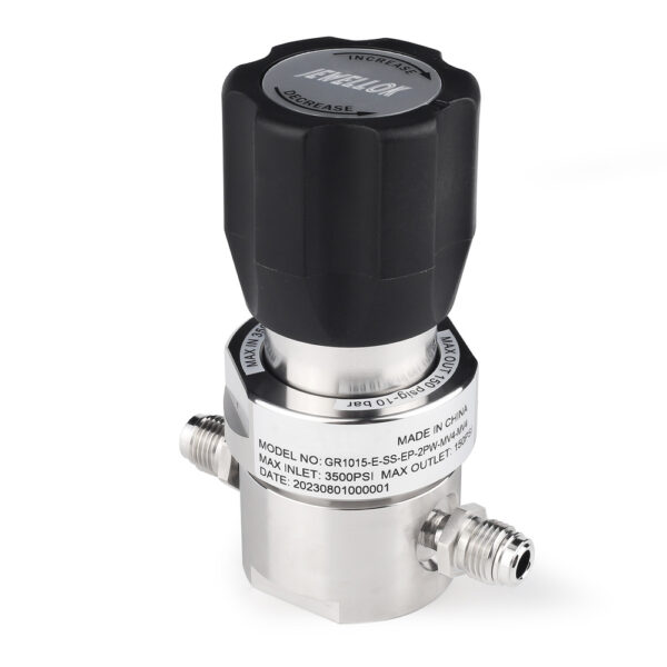 ED9A3650 JR1000 Series UHP Ultra High Purity Single Stage Pressure Reducing Regulator And Low To Intermediate Flow