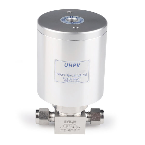 ED9A3654 High Pressure High Temperature Pneumatic Ultrahigh Purity Stainless Steel Diaphragm Valves