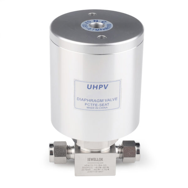 ED9A3655 High Pressure High Temperature Pneumatic Ultrahigh Purity Stainless Steel Diaphragm Valves