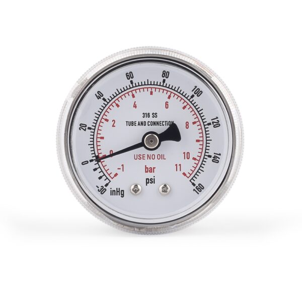 ED9A3657 Ultra High Purity Pressure Gauge For Laboratory And Semiconductor JR Series