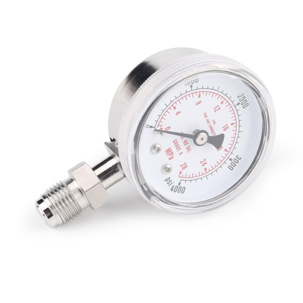 ED9A3661 Ultra High Purity Oxygen Pressure Gauge For Semiconductor Gases JG Series Pressure Instruments For Semiconductor Manufacturing