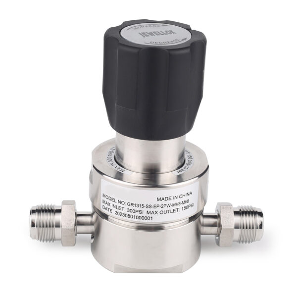 ED9A3694 JR1300 Series Ultra High Purity Single Stage Regulator High Flow Line Regulator For Ultra High Purity Intermediate Flow