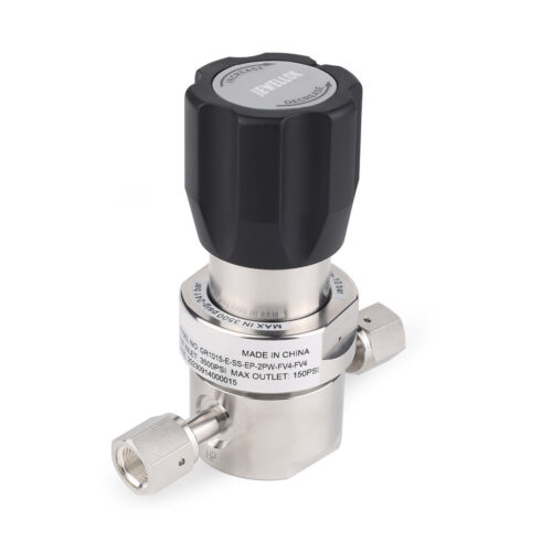 JR1000 Series UHP Ultra High Purity Single Stage Pressure Reducing Regulator And Low To Intermediate Flow