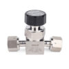 Flow Control Stainless Steel Low Pressure Manual Diaphragm Valve For High Purity And Ultra High Purity Gases