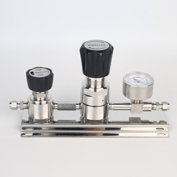 High Purity High Flow Pressure Control Regulators & Valves Gas Stick Assemblies JSR-2TG Series