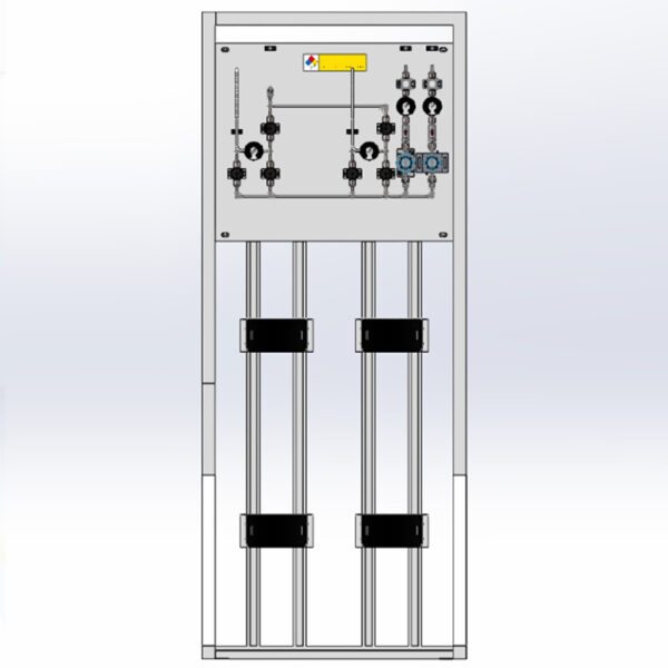 Manual-gas-rack-JW-100-GR-2 Manual Gas Rack High Purity Gas Delivery Systems JW-100-GR
