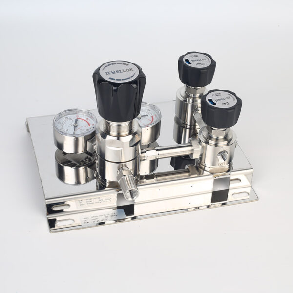 Pressure-Control-Panels-JSP-1E-Series-1 Stainless Steel 316L Single Stage Regulator Pressure Control Panels JSP-1E Series For Semiconductor Fluid Control