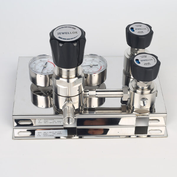 Pressure-Control-Panels-JSP-1E-Series-3 Stainless Steel 316L Single Stage Regulator Pressure Control Panels JSP-1E Series For Semiconductor Fluid Control