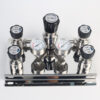 Single Stage Wall And Cabinet Mounting Pressure Control Panels JSP-2E Series For High Purity Gases