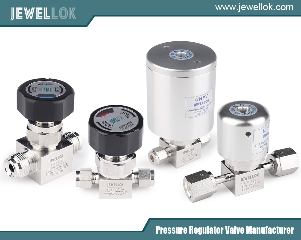 pressure regulator valve manufacturer and supplier (29) Ultra High Purity Two Stage Dual Stage Pressure Reducing Regulator Semiconductor Grade Regulators